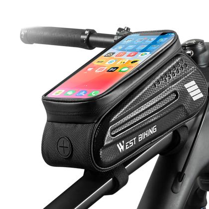 Imagem de Bolsa De Quadro Celular Bike A Prova Dágua - West Biking