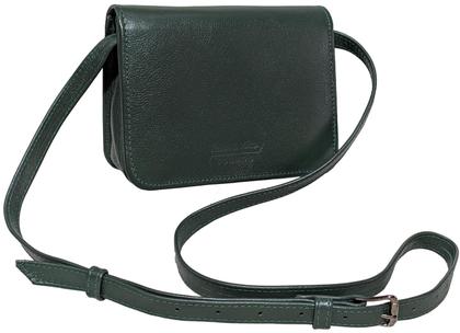 Imagem de Bolsa Feminina Em Couro Legitimo Transversal Alça Ajustável Pequena Clássica Prática