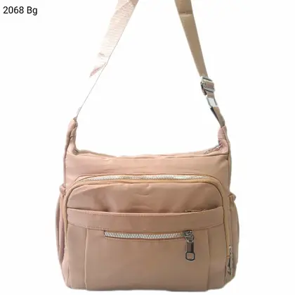 Imagem de Bolsa Feminina Transversal Nylon com Divisões Impermeável Super Leve 2068