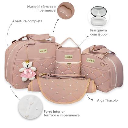 Imagem de Bolsa Maternidade Kit Bolsas de Bebê Completo - Lançamento