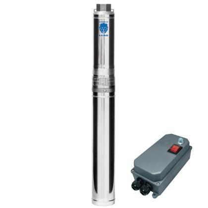 Imagem de Bomba submersa leao 4r3pa-11 1cv monofasica 220v com control box