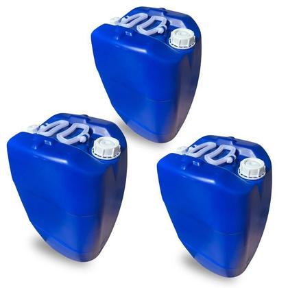 Imagem de Bombona 50L Azul Para Pinturas E Reformas - 3 Pçs