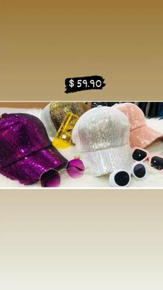 Imagem de Boné brilho menina