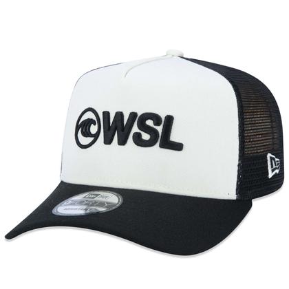 Bone New Era 9FORTY A-Frame Snapback WSL Aba Curva Off White