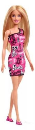 Imagem de Boneca Barbie Fashion Loira Vestido Borboleta C36 Unidade