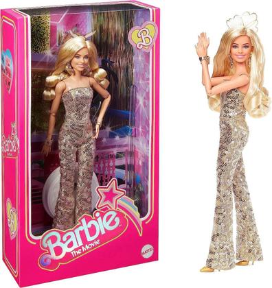 Imagem de Boneca Barbie O Filme Macacão Dourado Mattel - HPJ99