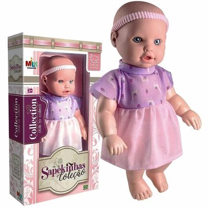 Imagem de Boneca Bebê Sapekinhas Coleção - Milk Brinquedos