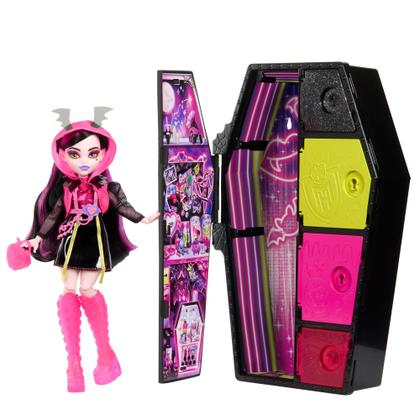 Imagem de Boneca Monster High c/ Caixa e 15 Acessórios - Skulltimate Secrets - Mattel