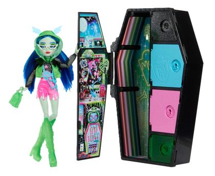 Imagem de Boneca Monster High c/ Caixa e 15 Acessórios - Skulltimate Secrets - Mattel