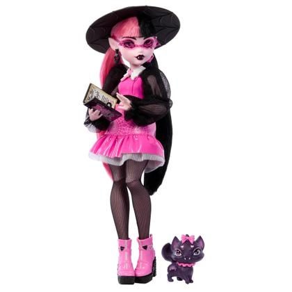 Imagem de Boneca Monster High Draculaura com animal de estimação Bat-Cat Count Fabulous