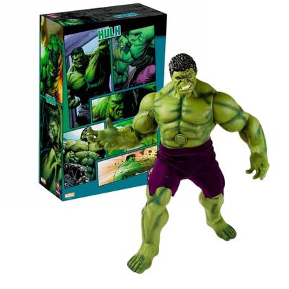 Imagem de Boneco do Incrível Hulk Marvel 10 Sons Super Herói Vingadores Action Figure Mimo Toys - 0581