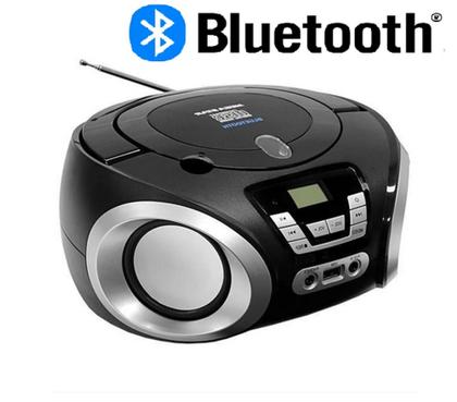 Imagem de Boombox mega star  Mp3 Cd Cd-r/rw Entrada Usb bivolt  preto