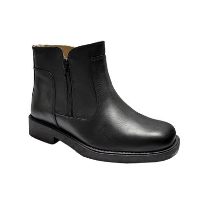 Imagem de Boot Dipero Masculino em Couro com Fecho Duplo Preto