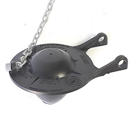 Imagem de Borracha De Fechamento Reparo Da Caixa Acoplada Obturador de Saída Água Universal Com Corrente