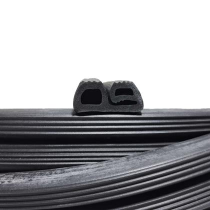 Imagem de Borracha Dupla Gaxeta P/ Porta Câmara Fria Frigorífica - 1 Metro Borrachas Londrina