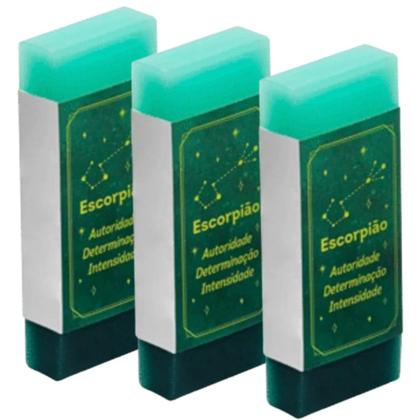 Imagem de Borracha Escolar Tris Signos Degradê Escolha O Seu Signo Unitária ou Kit com 3 Borrachas