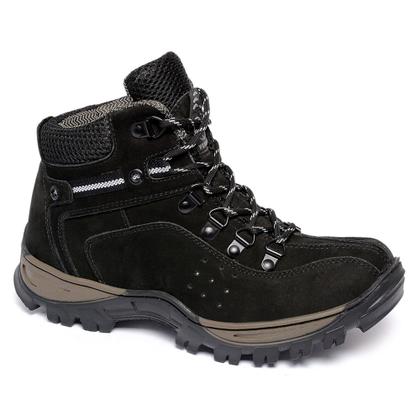 Imagem de Bota Coturno Adventure Feminina Trilha 100 Couro Legítimo Palmilha Gel