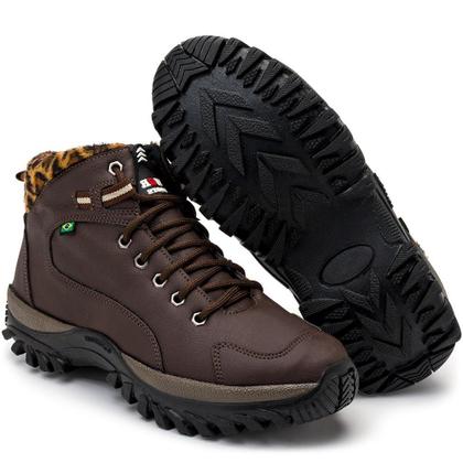 Imagem de Bota Coturno Adventure Feminino material sintético Trilhas e Montanhas Solado Antiderrapante Ar Livre