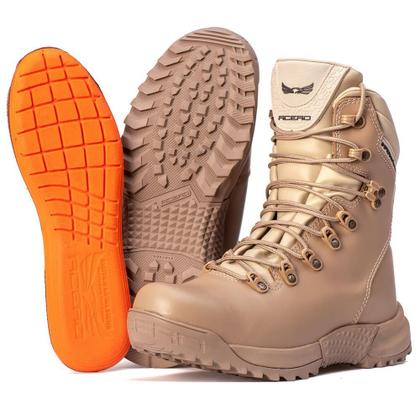 Imagem de Bota Coturno Apache Couro Militar Confortável Macio Leve