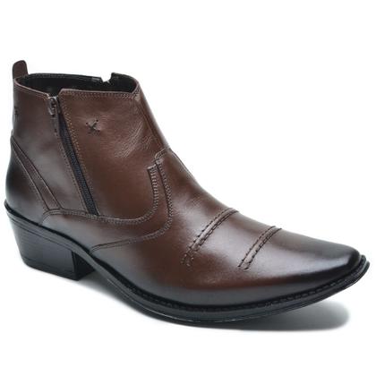 Imagem de Bota Country Masculina Com Zíper Lateral R-608 Cla-Cle