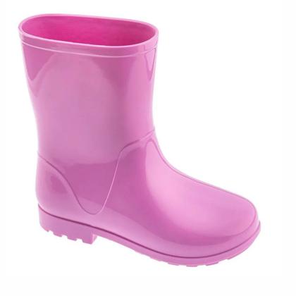 Imagem de Bota Infantil Charmosinha Galocha Rosa Menina Confortável Estilosa 25 ao 32