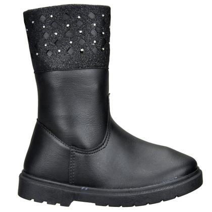 Imagem de Bota Infantil Pé Com Pé Menina Cano Médio Brilhos 30102