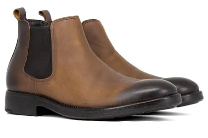 Imagem de Bota Masculina Democrata Garage Dust Chelsea Couro Confortável Elástico