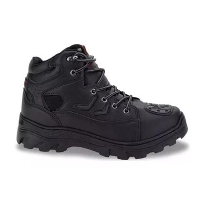 Imagem de Bota Motoqueiro Costurada Conforto Masculina Wonder 1061