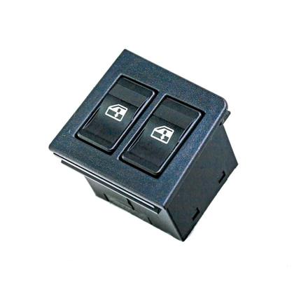 Imagem de Botão Do Vidro Elétrico Uno Prêmio Elba Fiorino 1984 a 2004 Dianteiro Lado Motorista Led Verde 6 Vias - DNI2425 