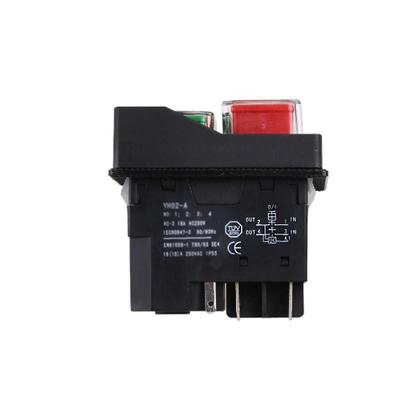 Imagem de Botão Interrupção Magnético Yh02-a Água 16A - Dimensões 62x52x28mm - IP55 - 250VCA