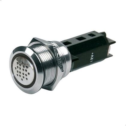 Imagem de Botão Interruptor Alerta com Buzina e Luz Vermelha 12V BEP
