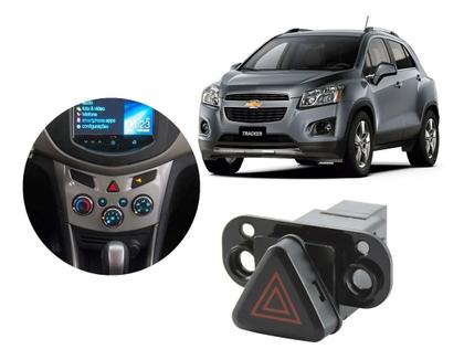 Imagem de Botão Interruptor Pisca Alerta Gm Tracker 14 15 16 Original