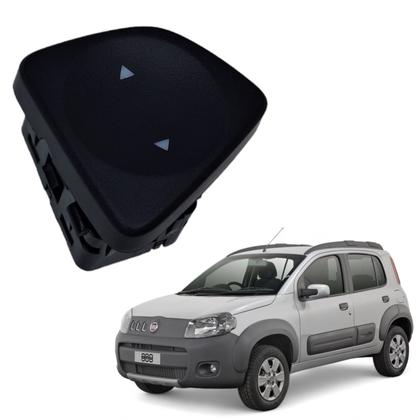Imagem de Botão Interruptor Vidro Elétrico Fiat Uno Way 2011 2012 2013 2014 Lado Esquerdo Original