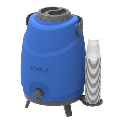 Imagem de Botijao Térmico Com Pés Soprano Estacionario Aspen 12l Azul