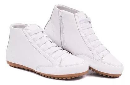 Imagem de Botinha Casual Feminina Rasteira de Ajuste Elástico e Zíper Confortável Para o Seu Dia a Dia