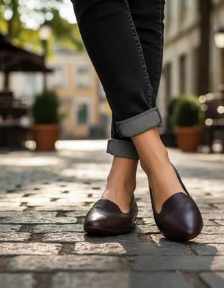 Imagem de Bottero Sapatilha Bico Fino Feminina Em Couro Ref. 353306