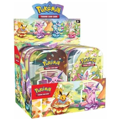 box 8 Latas Prismatic Evolutions em inglês - pokemon company