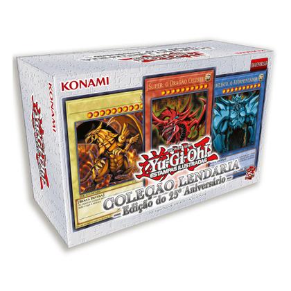 Box Coleção Lendária Edição do 25 Aniversário Cartas YuGiOh