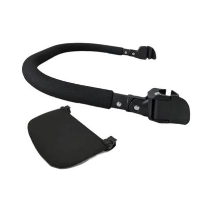 Imagem de Braço De Apoio Para Carrinho De Bebê Em Couro PU Com Barra De Proteção E Extensor De Apoio Para Os