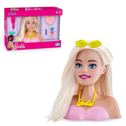 Imagem de Brinquedo Barbie Styling Head Sparkle Acessórios Penteados
