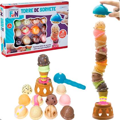 Brinquedo Creative Fun Torre De Sorvete Multikids BR645