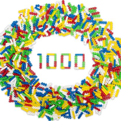 Imagem de Brinquedo de Montar Play Pinos Coloridos com Encaixes Firmes Blocos de Montar Mágicos