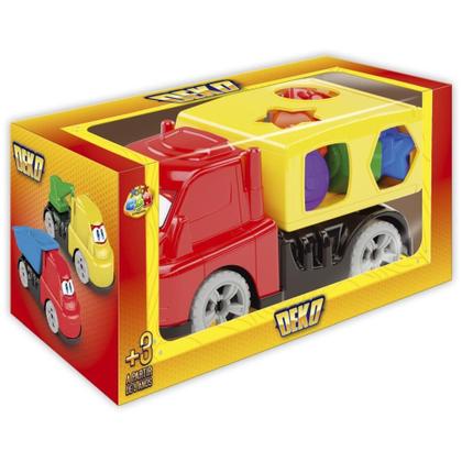 Imagem de Brinquedo Educativo Deko Formas II Super Carrinho com Blocos de Encaixe