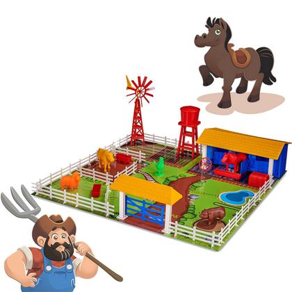 Imagem de Brinquedo Fazendinha Para Montar Com Animais E Acessórios 260 - Adijomar