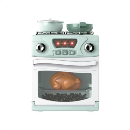 Imagem de Brinquedo Fogão Mini Cozinha com Luz Som Interativo Faz de Conta Infantil - Fenix Brinquedos LKC-990