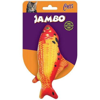Imagem de Brinquedo Gato com Catnip Peixe Real Fish Carpa Jambo Pet