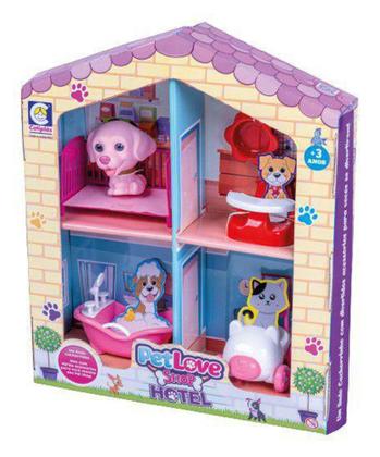 Imagem de Brinquedo Infantil Boneca Pet Love Shop Hotel Cotiplas - Cotiplás