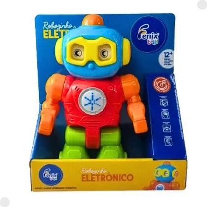 Imagem de Brinquedo Infantil Robozinho eletrônico com Luz e sons FBB851 Fenix