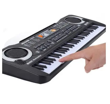 Imagem de Brinquedo Infantil Teclado Musical Eletrônico Aprendiz De 61 Teclas