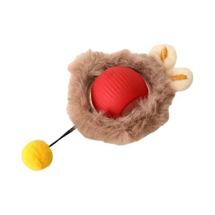 Imagem de Brinquedo Interativo Automático Para Gatos Com Bola Recarregável, Rato Elétrico Rolante Com Cauda